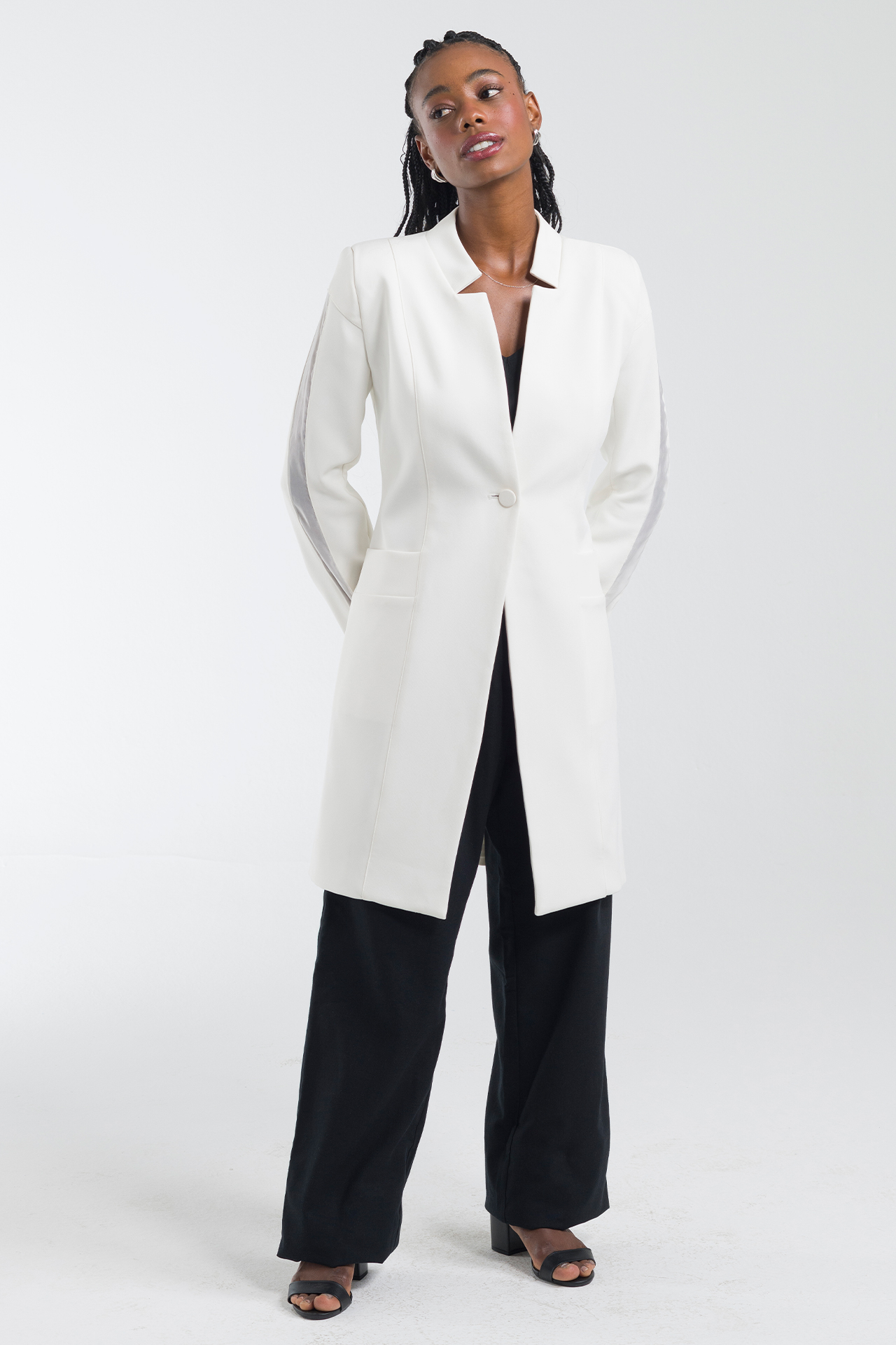 Bata Sophie blanca - Imagen 3