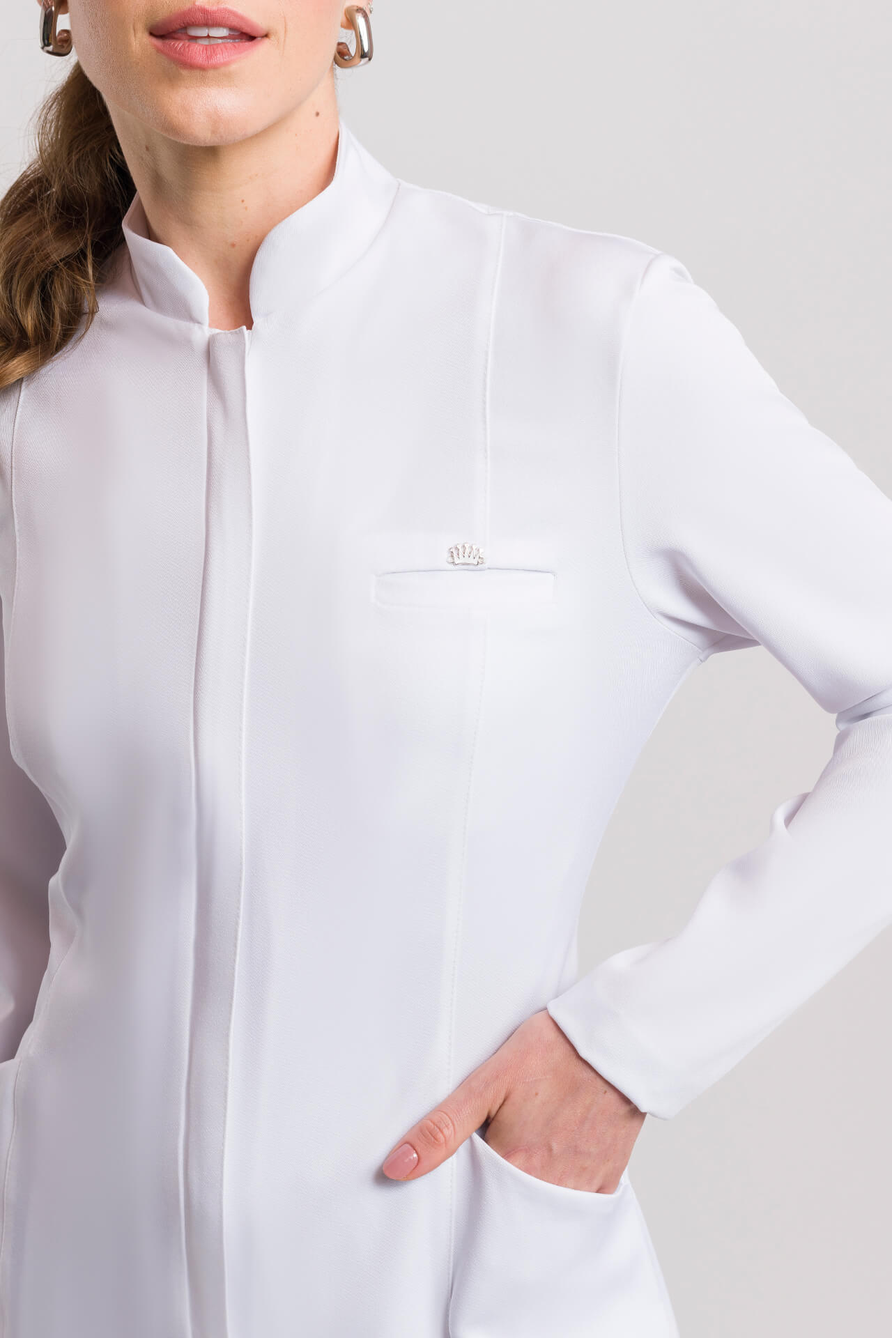 Bata Elegance blanca - Imagen 3