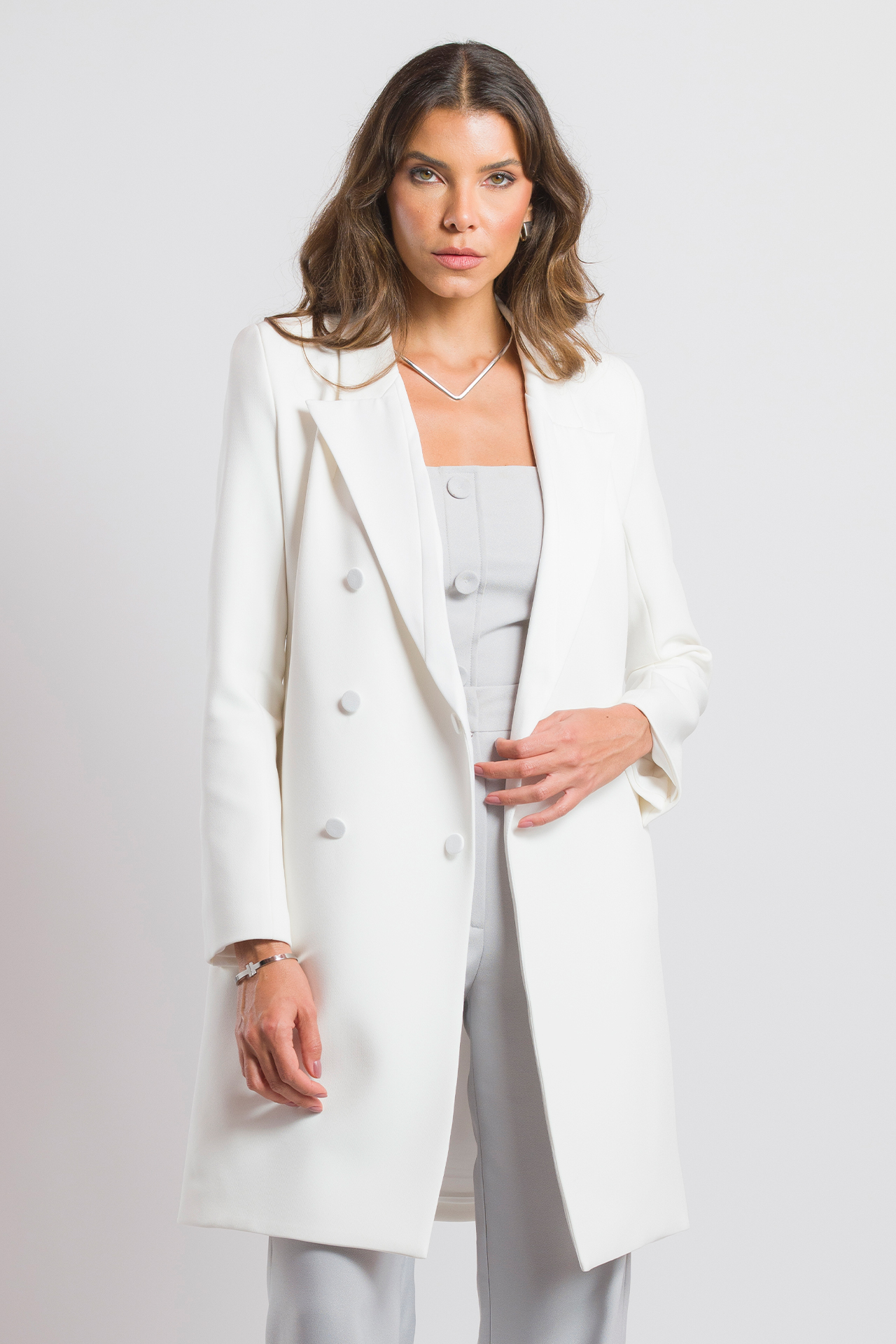 Bata Lauren blanca - Imagen 5