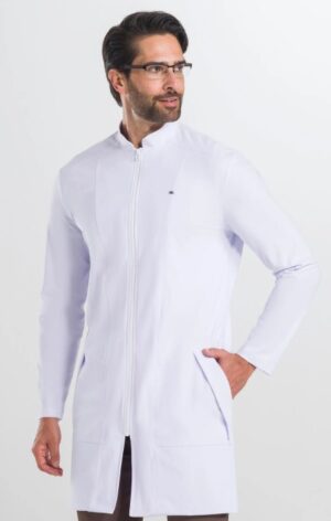 Bata Harmony hombre blanca